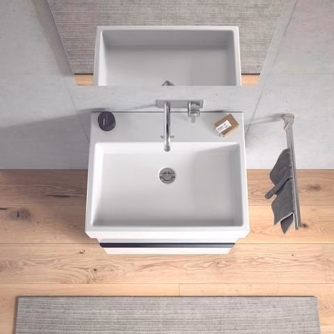 Duravit C.1 Einhebel-Waschtischmischer, Unterputz Auslauf 225 mm, ohne Zugstange, Chrom Hansgrohe