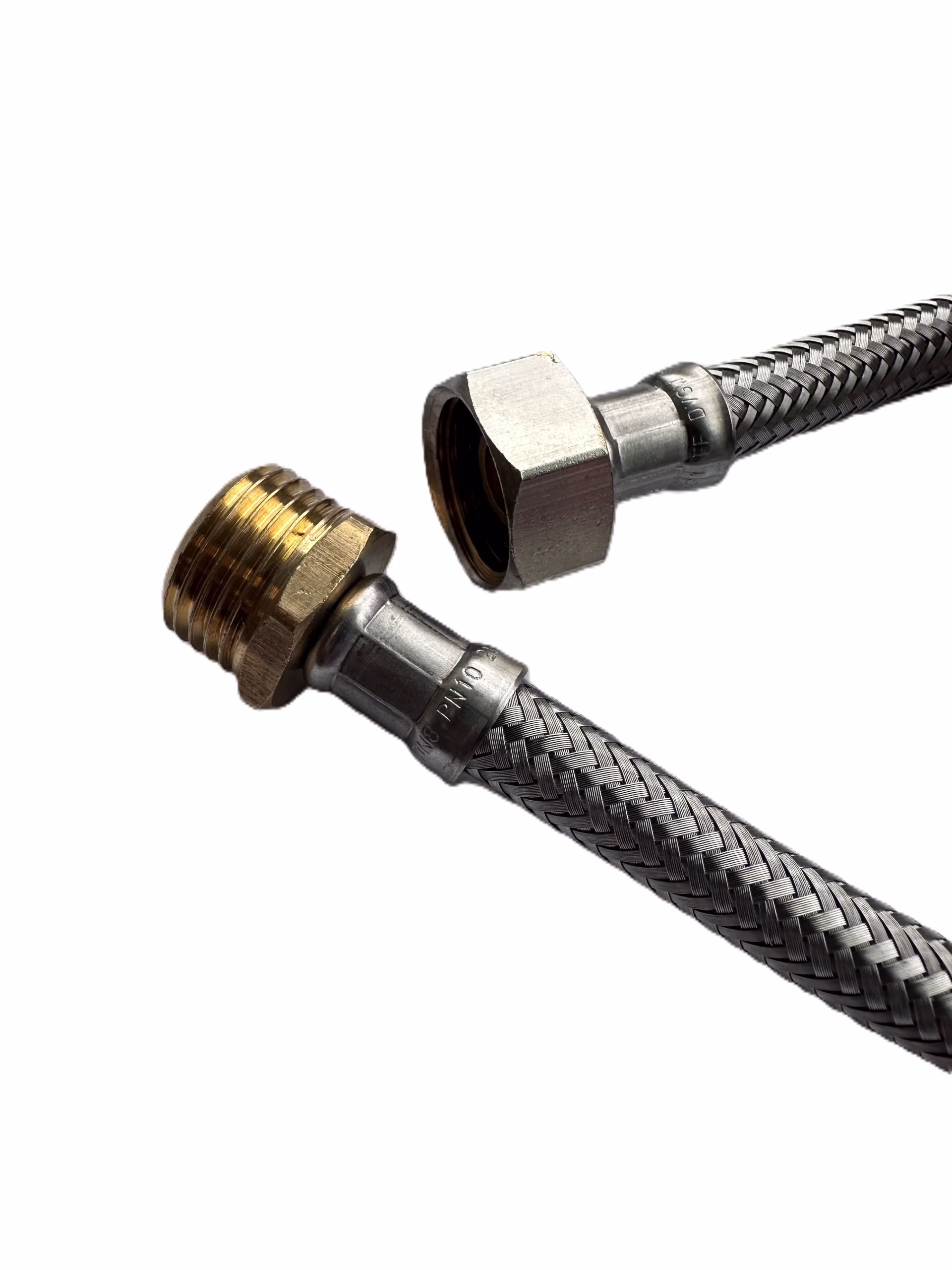 Panzerschlauch 500 1/2AG x 1/2IG mit Dichtung von der Marke WIP Panzerschlauch 500 1/2AG x 1/2IG mit Dichtung aus der Kategorie Panzerschläuche mit der Artikelnummer W1110404050S, Rauchrohr