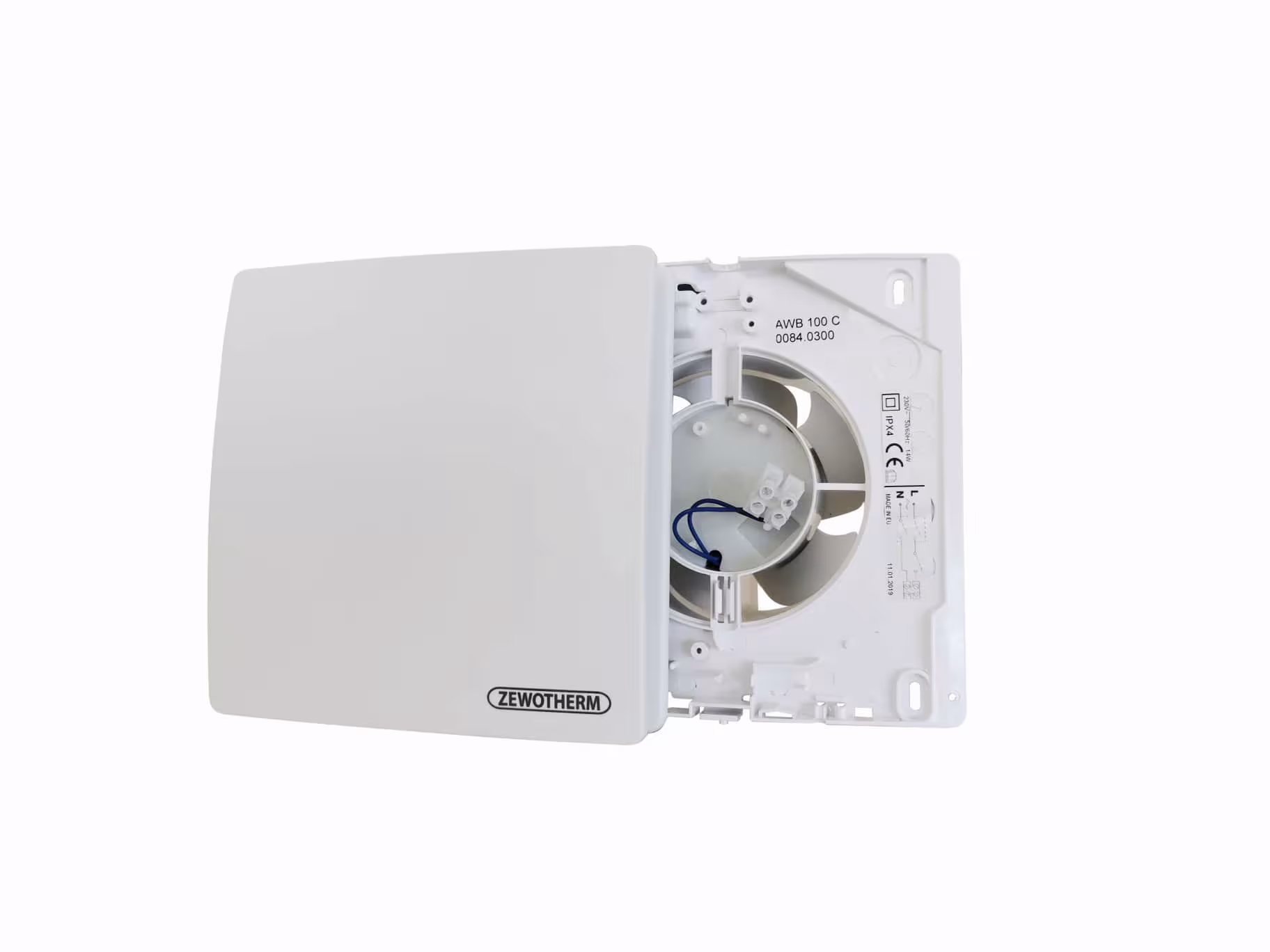 Zewotherm Kleinraum-Ventilatoren Typ Typ: Schalter aus der Kategorie Zewotherm Lüfter ohne WRG mit der Artikelnr. 14120039