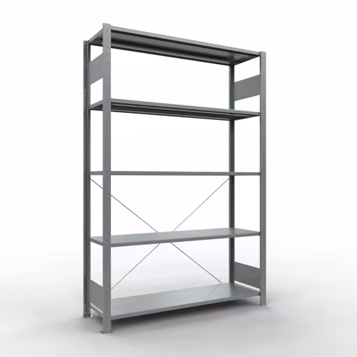 Stecksystem Grundregal 2000x1300x400 mm, Typ 150 kg, verzinkt von der Marke Schulte Lagertechnik aus der Produktreihe Stecksystem