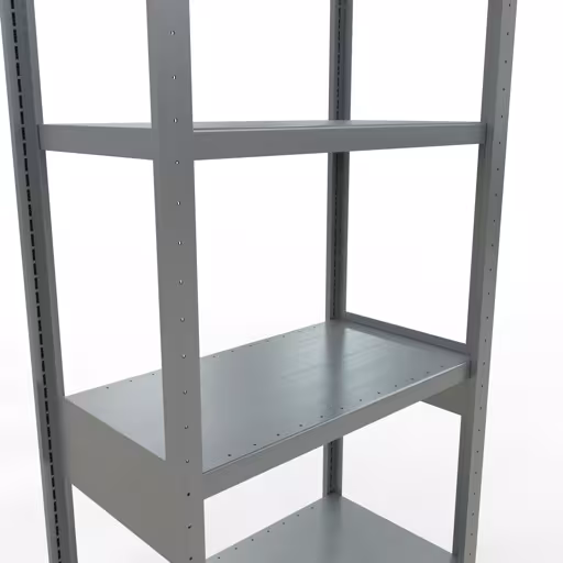 Abbildung Nr 15 des Artikels Grundregal, Fachbodenregal Stecksystem MULTIplus250, 2500 x 750 x 400 mm (HxBxT), 6 Fachböden, Längenriegel, verzinkt aus der Produktgruppe Stecksystem von der Marke Schulte Lagertechnik