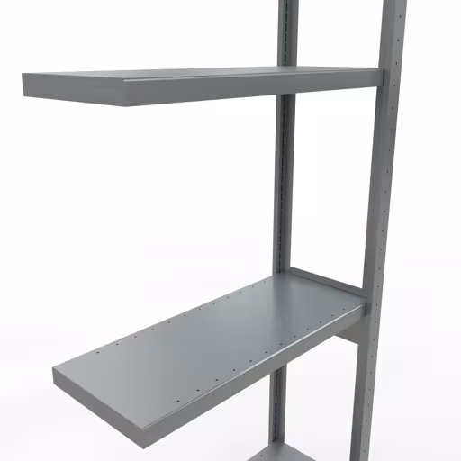 Abbildung Nr 13 des Artikels Anbauregal, Fachbodenregal Stecksystem MULTIplus250, 3000 x 750 x 300 mm (HxBxT), 7 Fachböden, Längenriegel, verzinkt aus der Produktgruppe Stecksystem von der Marke Schulte Lagertechnik