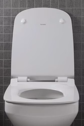 Detailbild 3983349 Duravit Wand-WC-Set DuraStyle, rimless, Durafix Tiefspüler, weiß, inklusive WC-Sitz mit Absenkautomatik