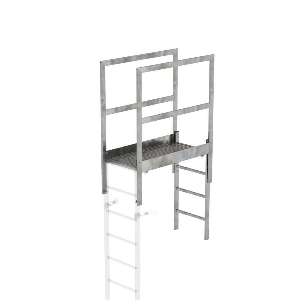 Munk Attika-Überstieg Stahl verzinkt Sonderlänge 1080 mm lichte Länge von Günzburger Steigtechnik Munk Attika-Überstieg Stahl verzinkt Sonderlänge aus der Kategorie Überstiege mit der Artikelnr. 063183, Krippe, Mobiliar, Bett für Säuglinge, Regal