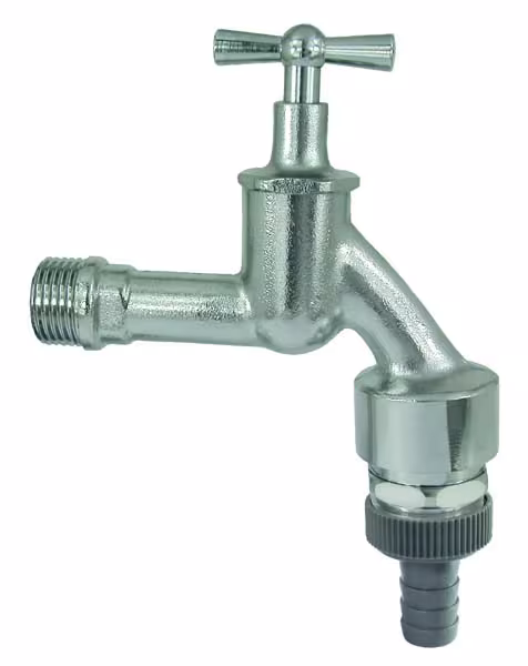 Geräteanschlussventil 1/2 Zoll chrom mit Belüfter von der Marke Puteus aus der Produktreihe Armaturen