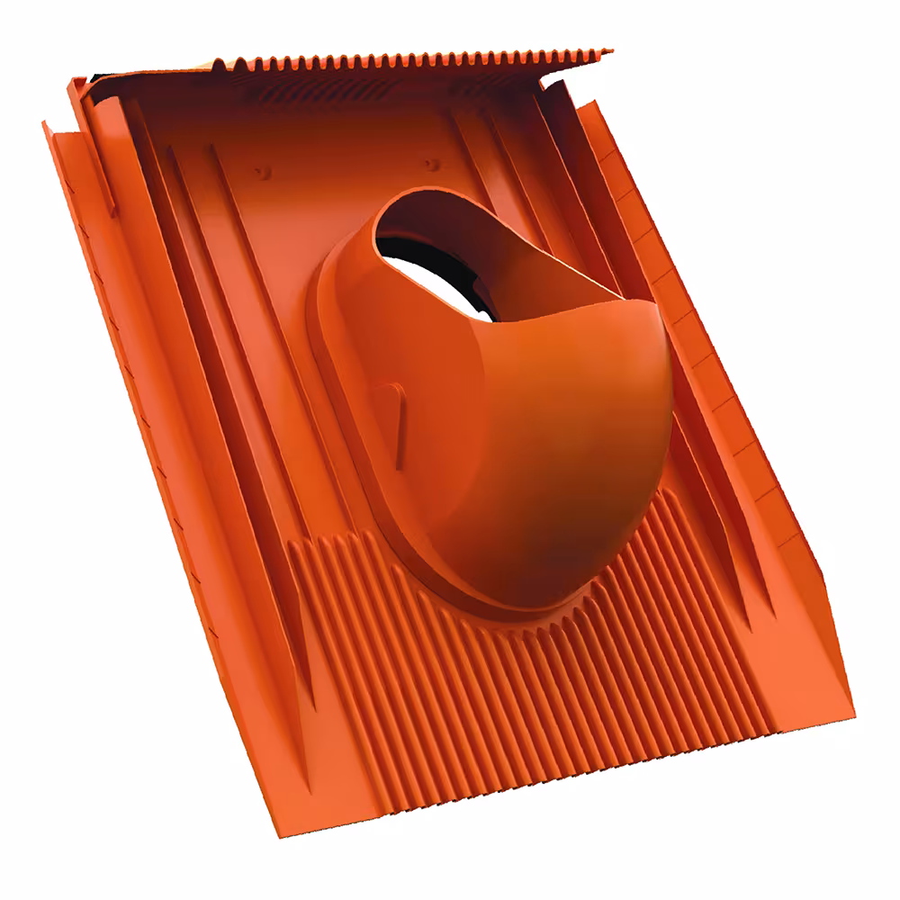 Venduct universelle Grundplatte DN 110 Typ Farbe: Rot (Klöber Standardfarbe) aus der Kategorie Steildachdurchgänge mit der Artikelnr. KE0520-3-0100
