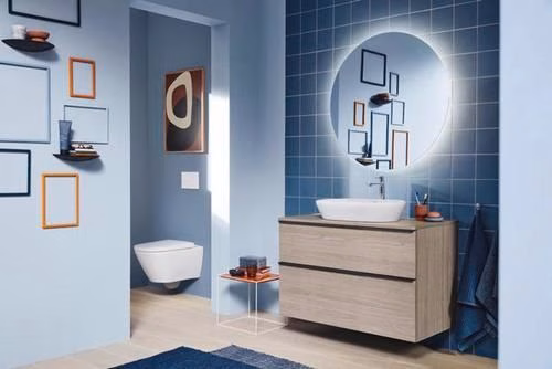 Duravit Wand-WC Set 540 mm D-Neo Weiß, Tiefspüler rimless, WC-Sitz mit Absenkautomatik, inklusive Durafix
