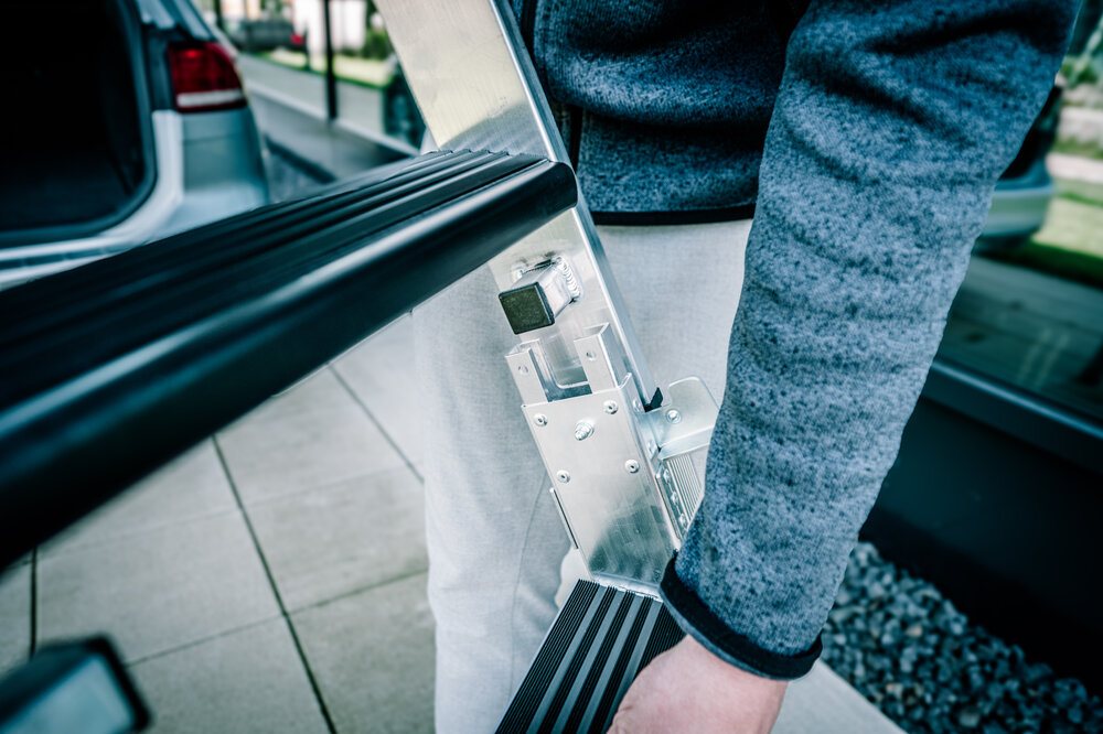 Milieubild 2178906 Munk Stufen-Stehleiter beidseitig begehbar steckbar 2x4 Stufen