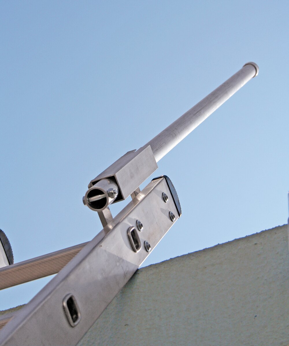 Produktbild Detailansicht 3818723 Munk Ausstiegsholm einschiebbar für Schiebeleitern geeignet Anbau gerade links