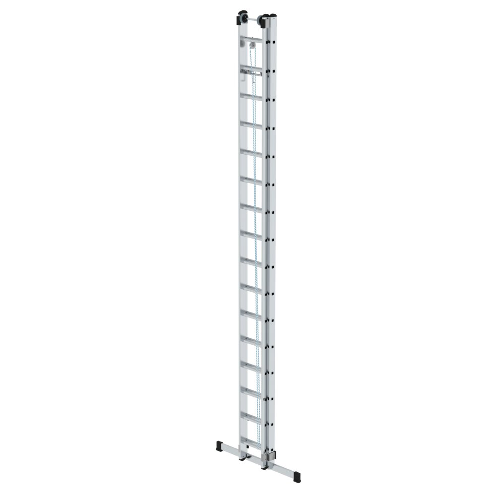 Munk Sprossen-Seilzugleiter 2-teilig mit Standard-Traverse 2x16 Sprossen