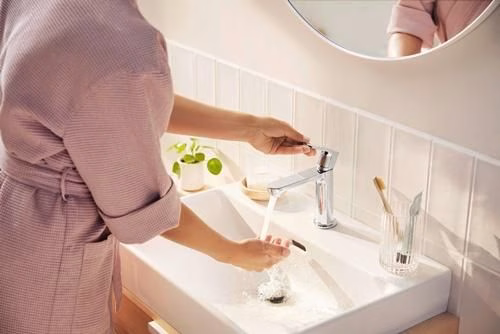Detailbild 3982398 Hansgrohe Einhebel-Waschtischmischer REBRIS S 110 CoolStart ohne Ablaufgarnitur chrom