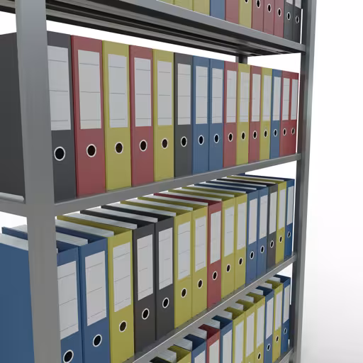 Produktbild Nr 12 des Artikels Grundregal, Büro-Fachbodenregal Stecksystem MULTIplus85, 1800 x 1300 x 300 mm (HxBxT), 5 Fachböden, Kreuzstrebe, verzinkt, ohne Anschlagleiste Abbildung Nr 12 des Artikels Grundregal, Büro-Fachbodenregal Stecksystem MULTIplus85, 1800 x 1300 x 300 mm (HxBxT), 5 Fachböden, Kreuzstrebe, verzinkt, ohne Anschlagleiste aus der Produktgruppe Büroregale von der Marke Schulte Lagertechnik