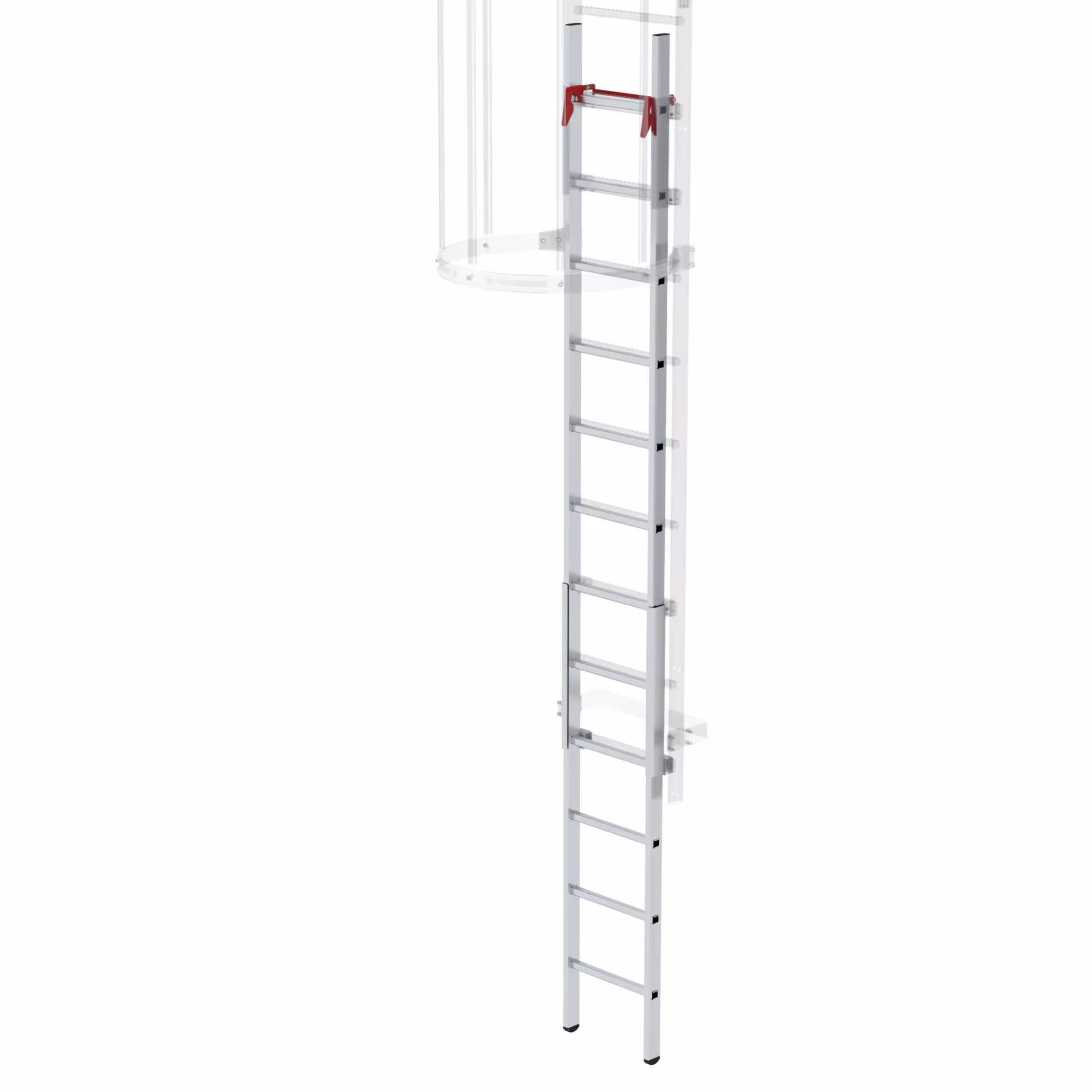 Notabstiegsleiter Alu-blank 12 Sprossen für Steigleitern von Munk mit der Artikelnr. 062446