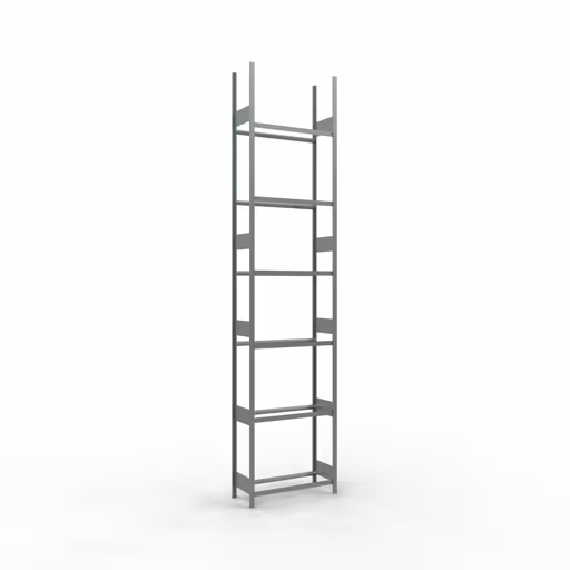 Grundregal, Räder-/Reifenregal, 4500 x 1000 x 400 mm, verzinkt, 6 Lagerebenen á 150 kg Fachlast pro Ebene aus der Kategorie Autoteilelagerung mit der Artikelnummer 20792