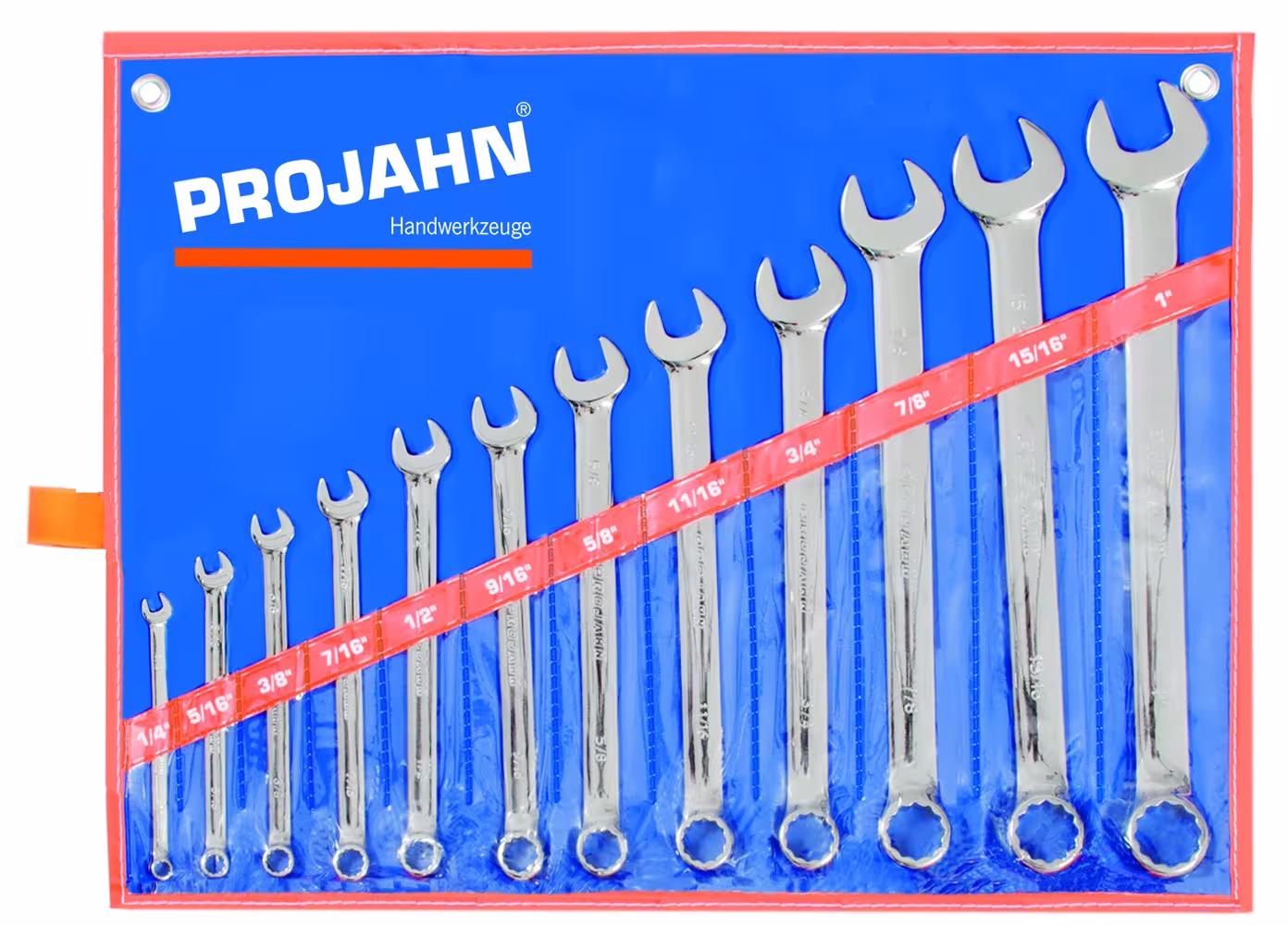 GabelringSchlüssel Set Zoll 12tlg 1/4" - 5/16" - 3/8" - 7/16" - 1/2" - 9/16" - 5/8" - 11/16" - 3/4" - 7/8" - 15/16" - 1" aus der Kategorie Ringmaulschlüssel mit der Artikelnummer 2580