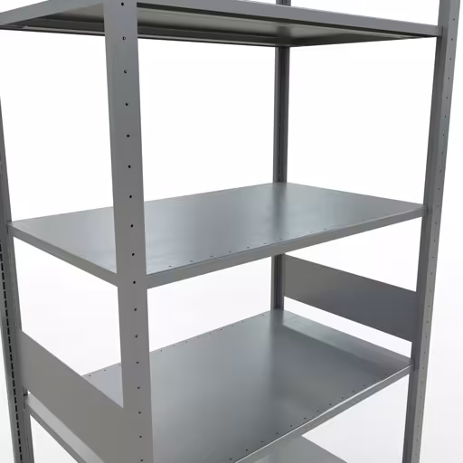 Produktbild Nr.14 des Artikels Grundregal, Fachbodenregal Stecksystem MULTIplus150, 3000 x 1000 x 600 mm (HxBxT), 7 Fachböden, Längenriegel, verzinkt aus der Produktreihe Stecksystem von der Marke Schulte Lagertechnik