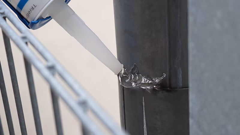 All-Seal Dachdicht 300 ml transparent Aluminium, Handlauf