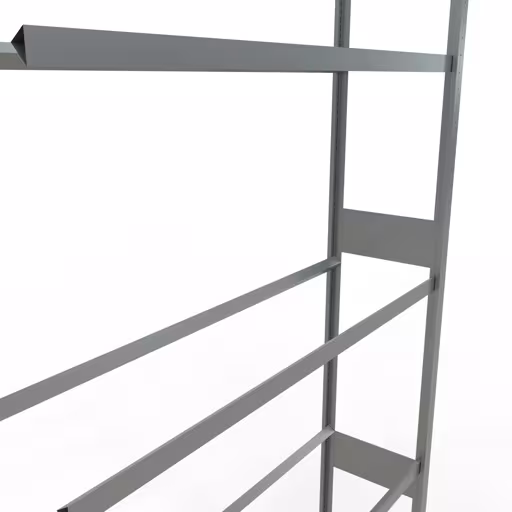 Anbauregal, Räder-/Reifenregal, 3500 x 1500 x 400 mm, verzinkt, 5 Lagerebenen á 150 kg Fachlast pro Ebene von der Marke Schulte Lagertechnik aus der Produktreihe Fachbodenregale