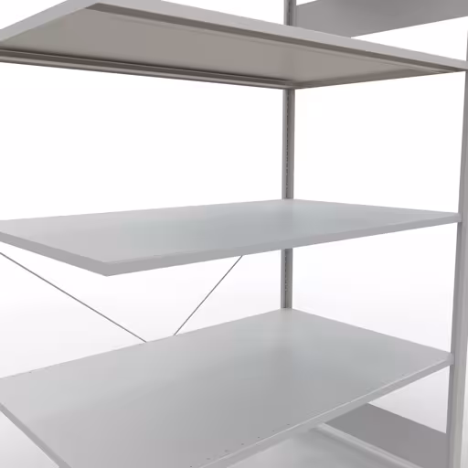 Stecksystem Anbauregal 2000x1300x800 mm, Typ 150 kg, lichtgrau von der Marke Schulte Lagertechnik aus der Produktreihe Stecksystem