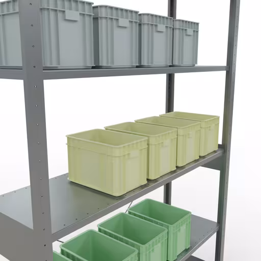 Produktbild Nr.13 des Artikels Stecksystem Grundregal 2500x1300x400 mm, Typ 150 kg, verzinkt aus der Produktreihe Stecksystem von der Marke Schulte Lagertechnik