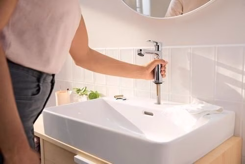 Detailbild 3982395 Hansgrohe Einhebel-Waschtischmischer REBRIS S 110 CoolStart ohne Ablaufgarnitur chrom