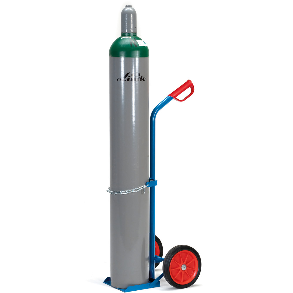 Stahlflaschenkarre 51229V Vollgummibereifung