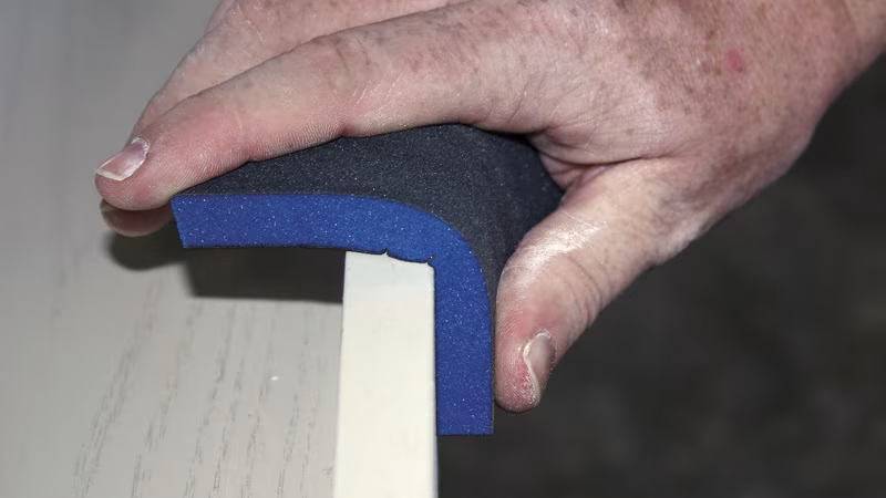 Profi-Schleifmatte 20er-Set, Korn 60 Finger, Hand, Person, Drinnen, Innenarchitektur