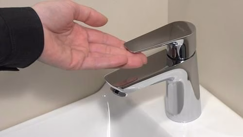 Detailbild 4068940 Hansgrohe Einhebel-Waschtischmischer TALIS E 80 Nennweite 15 mit Ablaufgarnitur G 1 1/4 Zoll chrom