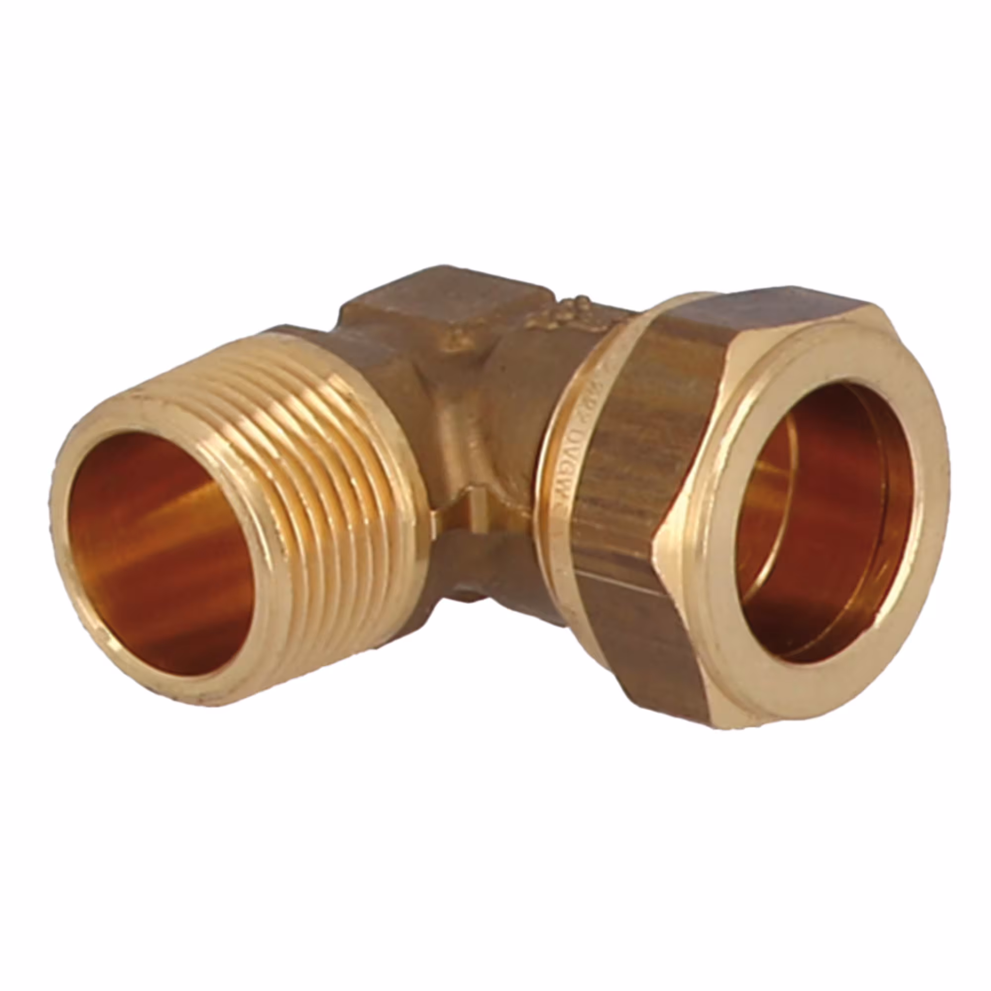 Winkelübergang 90° AG von General Fittings Winkelübergang 90° AG aus der Kategorie Messing Klemmringverschraubung