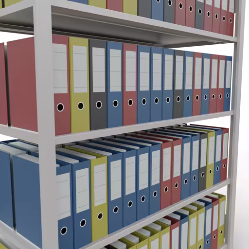 Produktbild Nr 12 des Artikels Grundregal, Büro-Fachbodenregal Stecksystem MULTIplus150, 1800 x 1300 x 600 mm (HxBxT), 5 Fachböden, Längenriegel, ohne Mittelanschlag, lichtgrau Abbildung Nr 12 des Artikels Grundregal, Büro-Fachbodenregal Stecksystem MULTIplus150, 1800 x 1300 x 600 mm (HxBxT), 5 Fachböden, Längenriegel, ohne Mittelanschlag, lichtgrau aus der Produktgruppe Büroregale von der Marke Schulte Lagertechnik