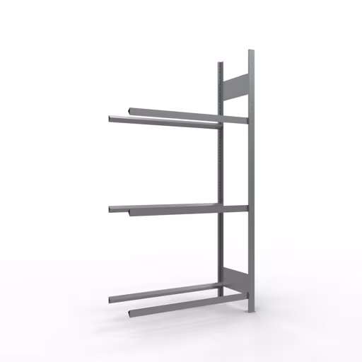 Anbauregal, Räder-/Reifenregal, 2000 x 1000 x 400 mm (HxBxT), verzinkt, 3 Lagerebenen á 150 kg Fachlast pro Ebene aus der Kategorie Autoteilelagerung mit der Artikelnummer 13901