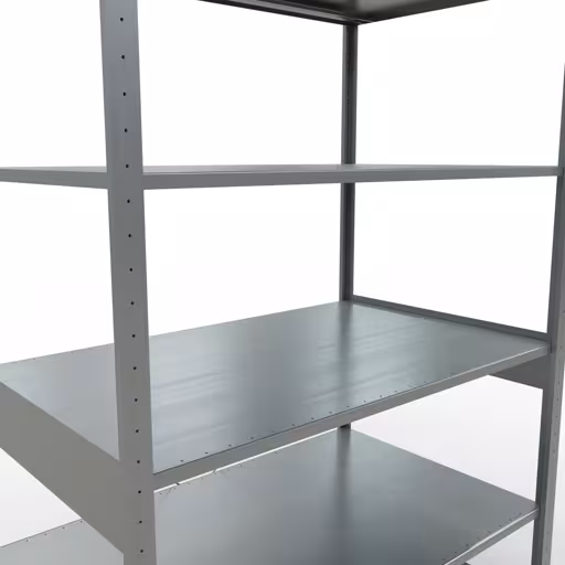 Andere Ansicht des Artikels Stecksystem Grundregal 2500x1300x800 mm, Typ 150 kg, verzinkt aus der Kategorie Stecksystem