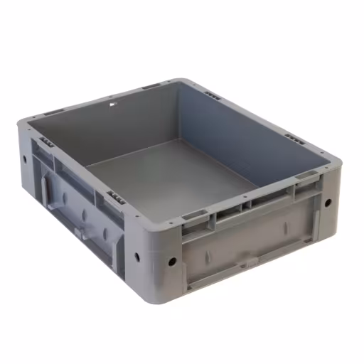 Euro-Stapelkasten 120 x 300 x 400, grau, PP von der Marke Schulte Lagertechnik aus der Produktreihe Stecksystem