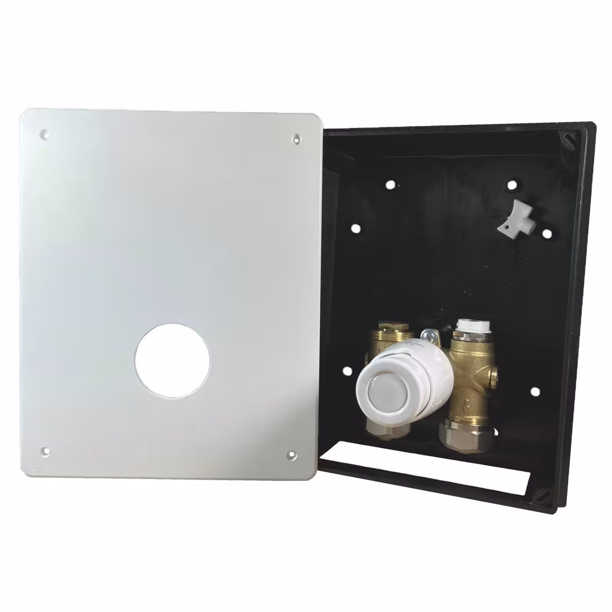 HoWaTech Duo Warmwasser Fußbodenheizung | Set mit Doppelrohr Heizmatte und RTL Regelbox Heizfläche 2.5m² von HoWaTech mit der Artikelnr. 11162025