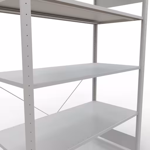 Produktbild Nr.14 des Artikels Stecksystem Grundregal 2000x1300x600 mm, Typ 150 kg, lichtgrau aus der Produktreihe Stecksystem von der Marke Schulte Lagertechnik